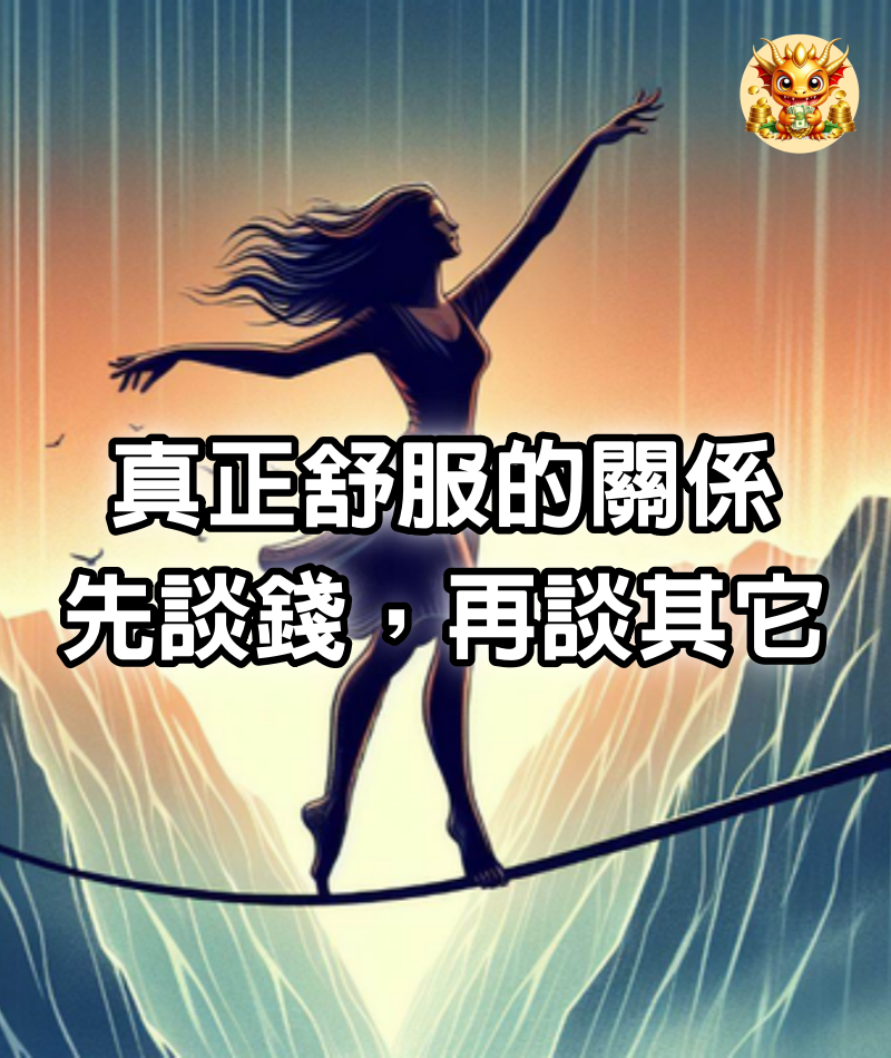 真正舒服的關係，先談錢，再談其它