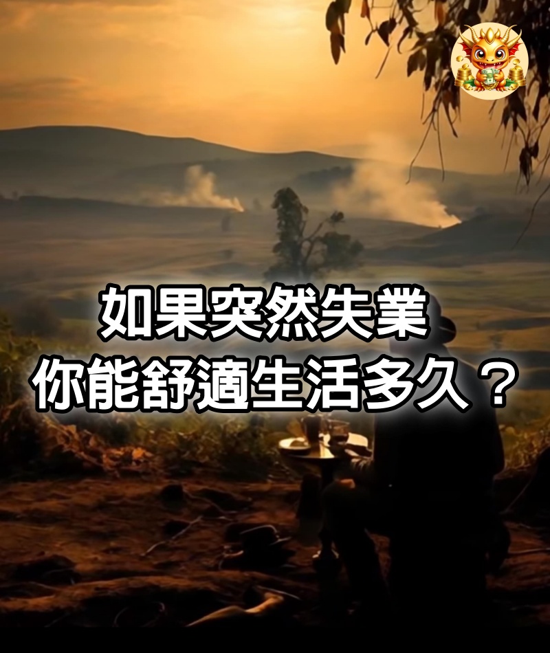 如果突然失業，你能舒適生活多久？