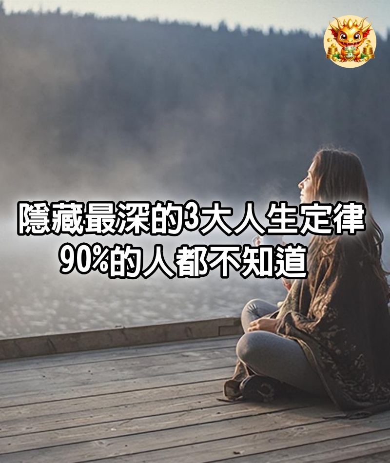 隱藏最深的3大人生定律，90%的人都不知道