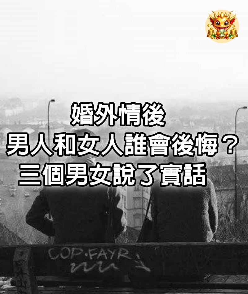 婚外情後，男人和女人誰會後悔？三個男女說了實話