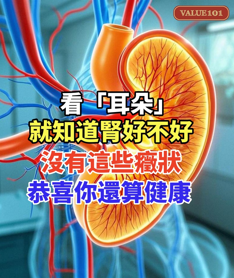 看「耳朵」,就知道腎好不好,沒有這些癥狀,恭喜你還算健康