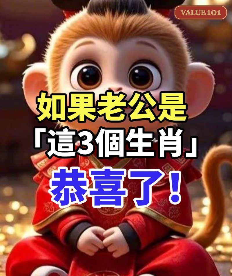 如果老公是「這3個生肖」恭喜了!妳就是他的「帶財星」餘生被寵成公主