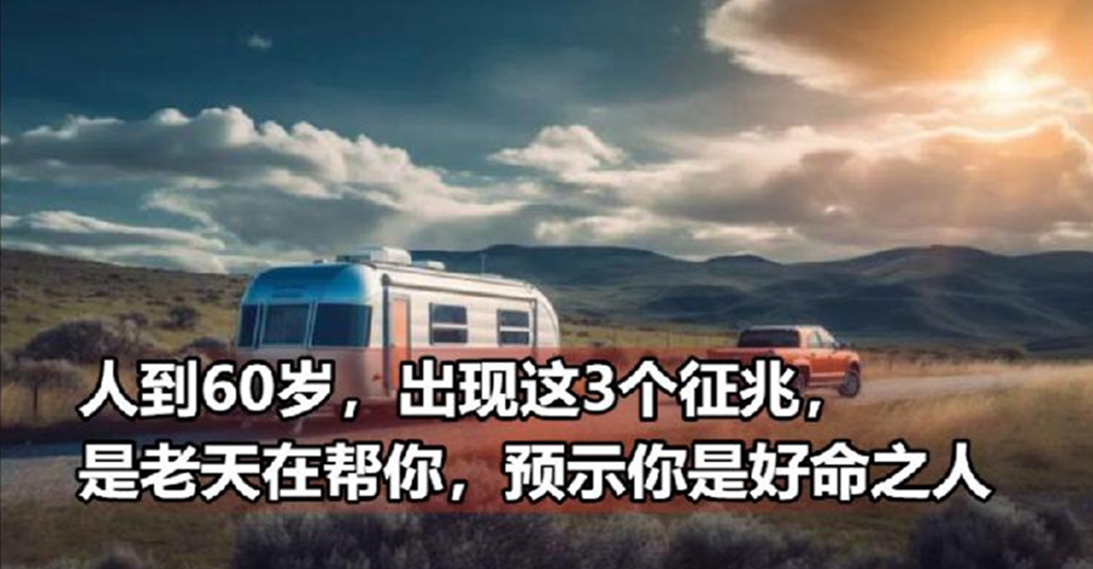 人到60歲，出現這3個徵兆，是老天在幫你，預示你是好命之人