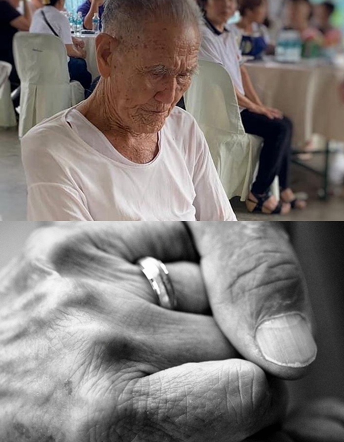 78年不捨罵一句！「阿嬤病逝」94歲阿公自備手電筒「凝望愛妻遺容」　深情告白：她還是那麼美